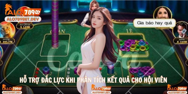 Hỗ trợ đắc lực khi phân tích kết quả cho hội viên